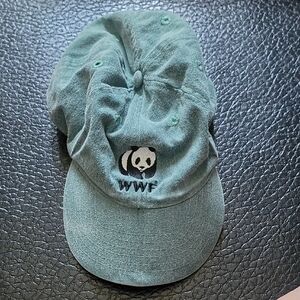Teal Cap with Panda Logo